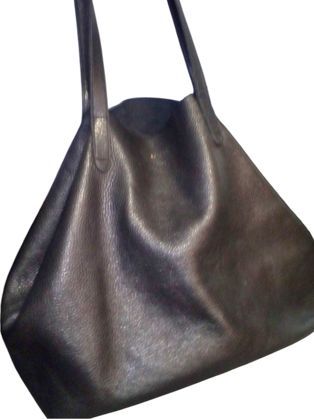CUYANA Pebbled Leather Shoulder Bag